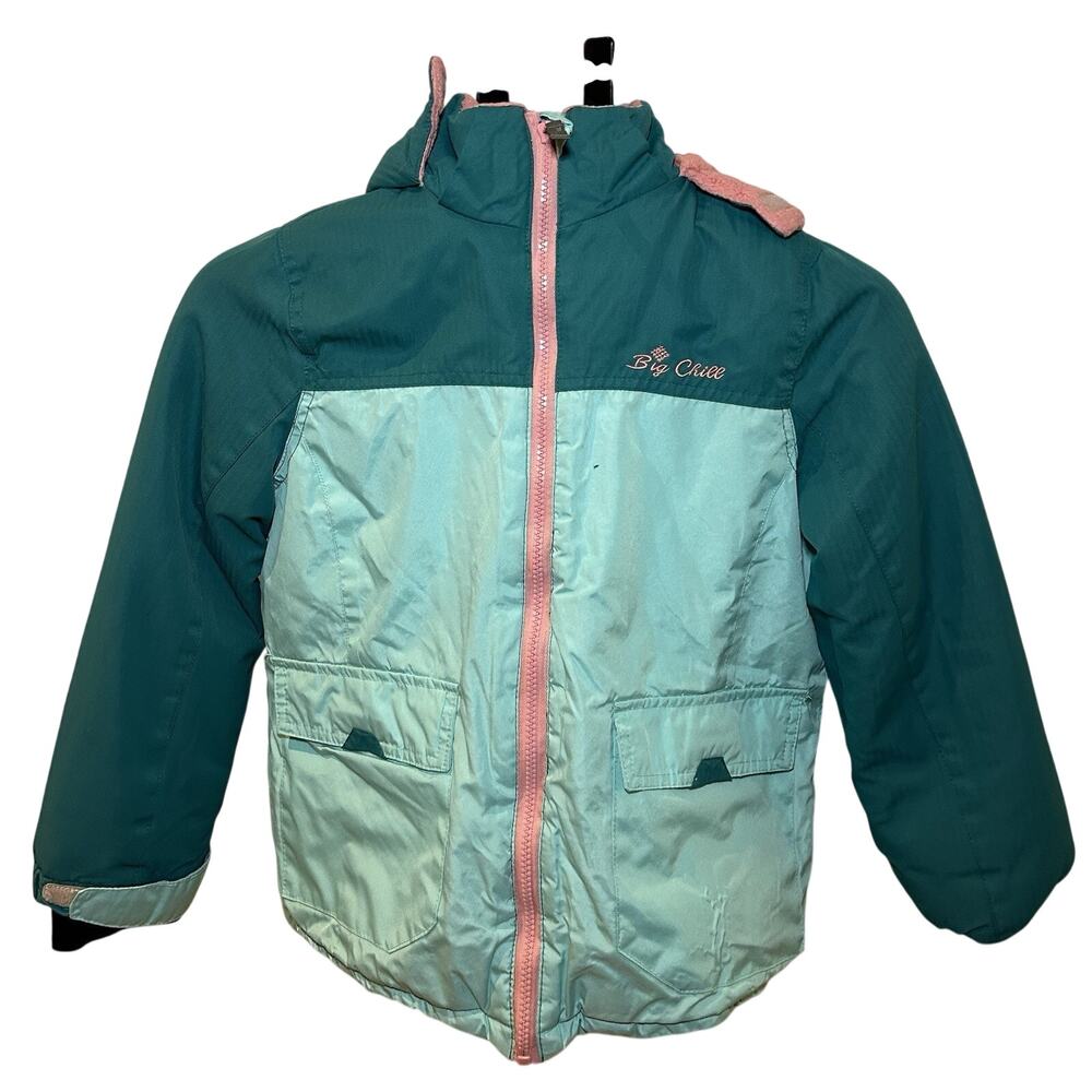 Big Chill Blue/Pink Coat Girls size 10/12